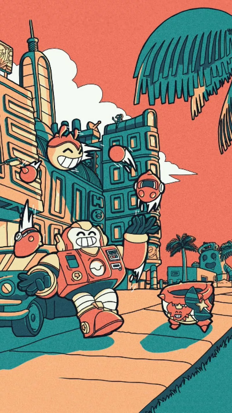 Retro BrawlStars, retro, surge, tick, HD phone wallpaper