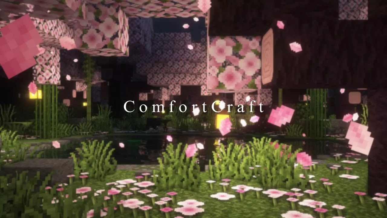 Minecraft Cherry Blossom Forest