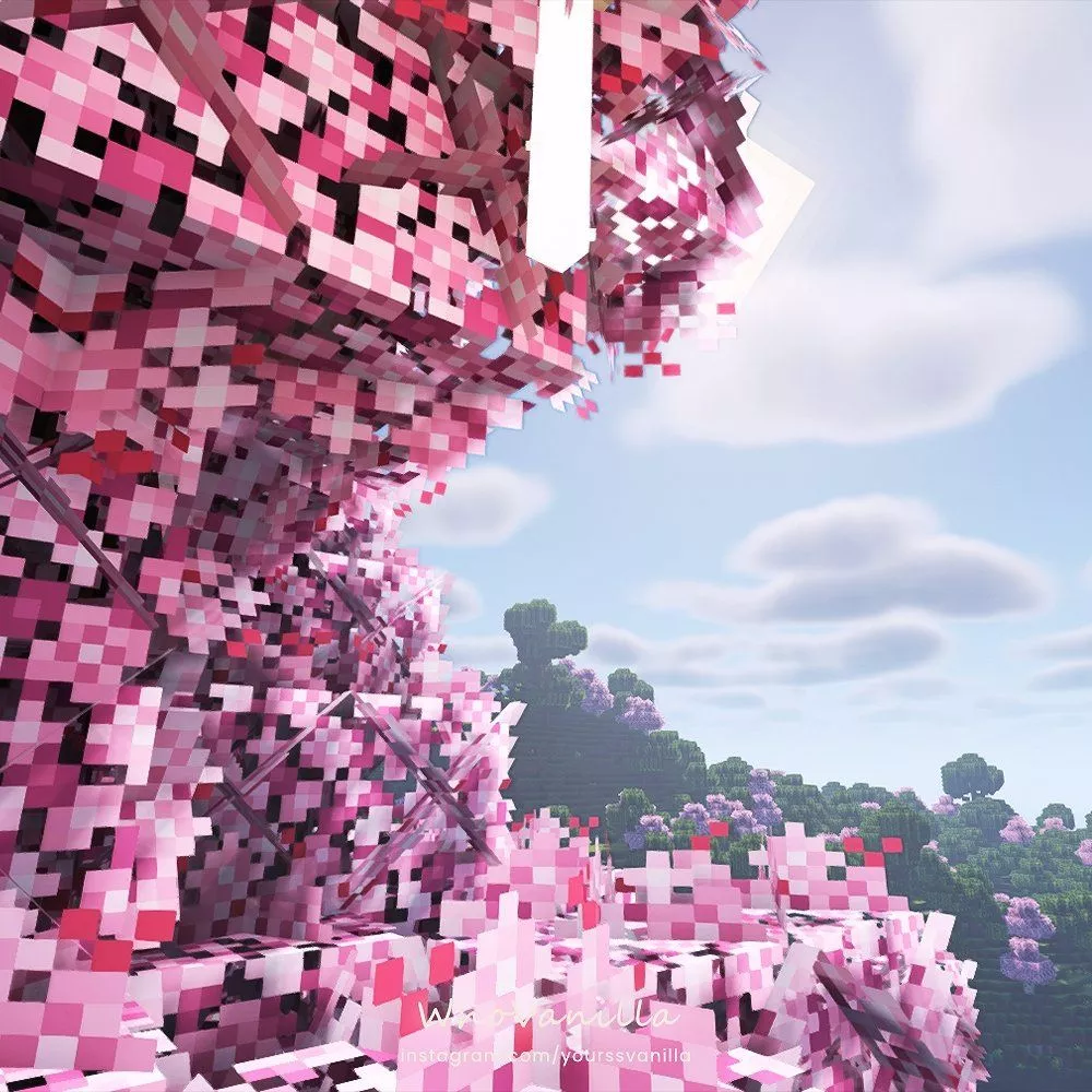 Minecraft #aesthetic #cherryblossom