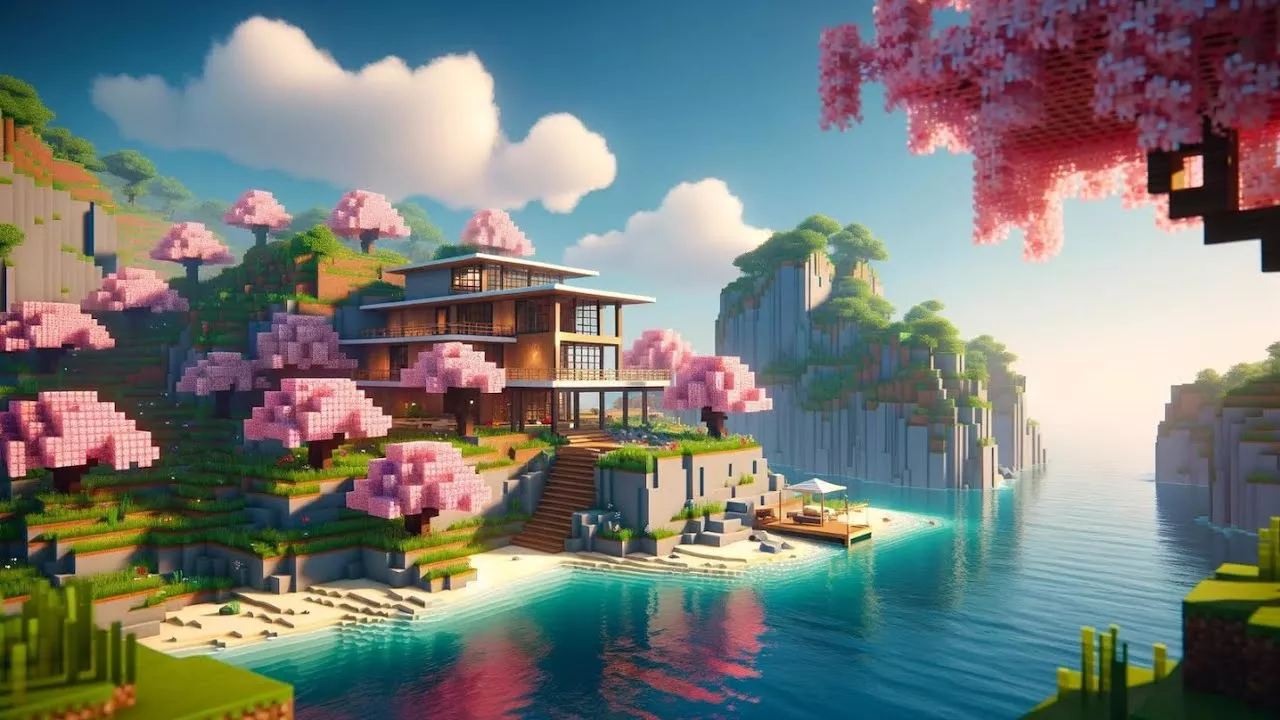 Minecraft Builds a Cherry