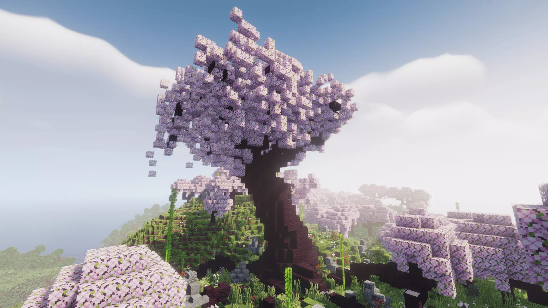 Nebulus cherry blossom tree
