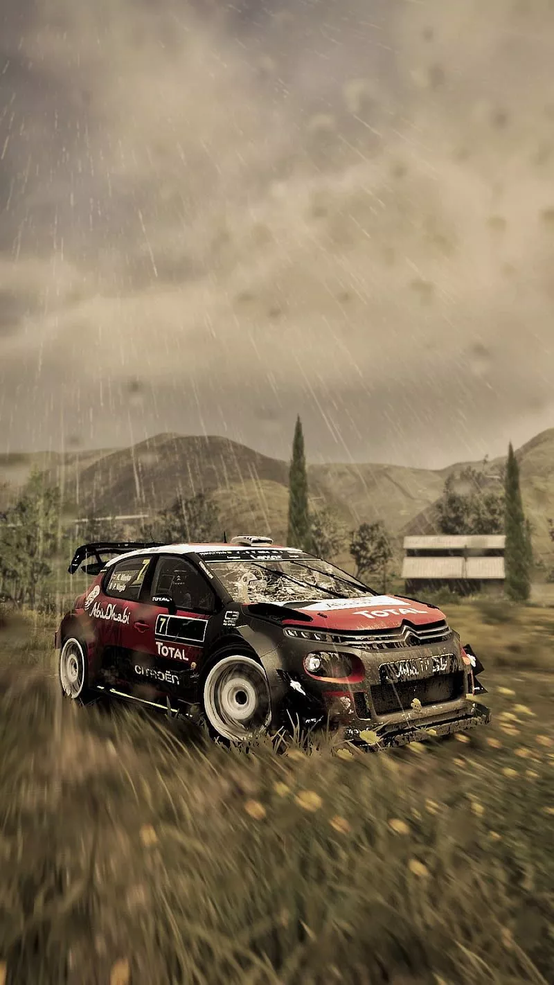 Rally Cross, car, citroen, dirt, drift, drifting, playstation, the crew 2, type, HD phone wallpaper