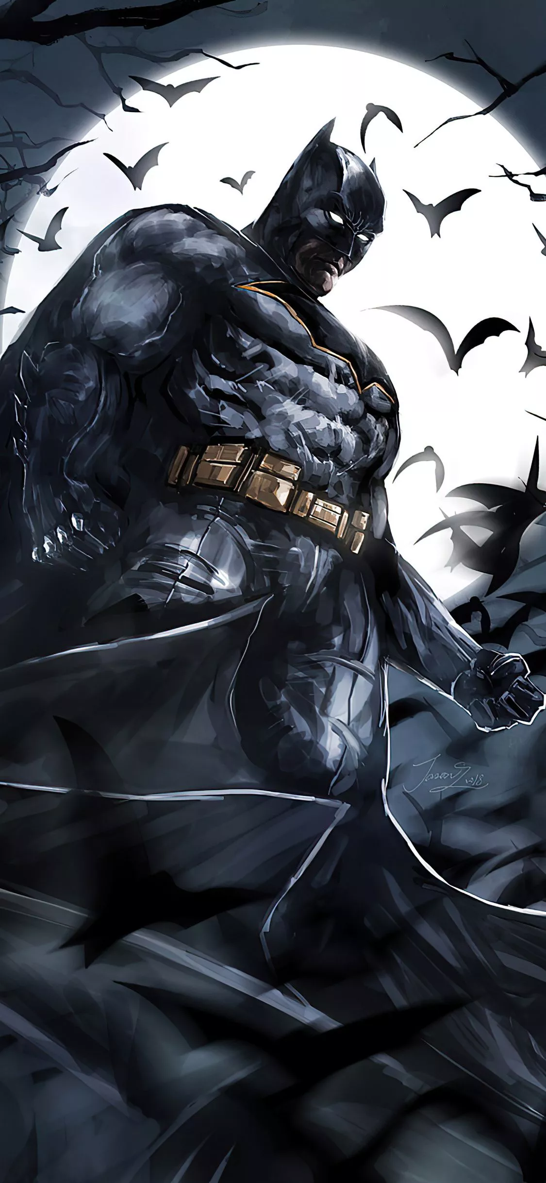 Batman Day 4k iPhone XS