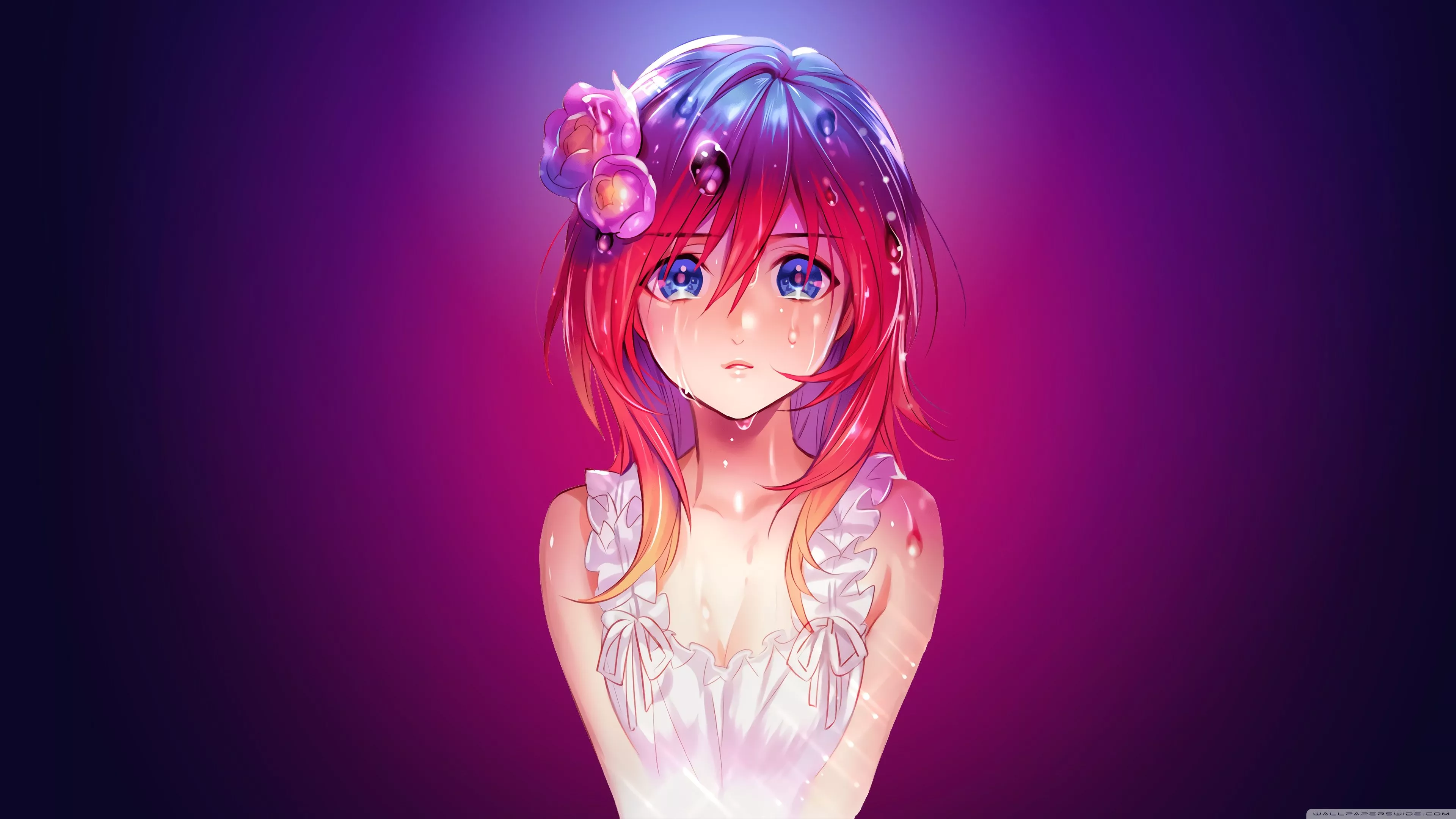 Sad Anime Girl Ultra HD Wallpaper
