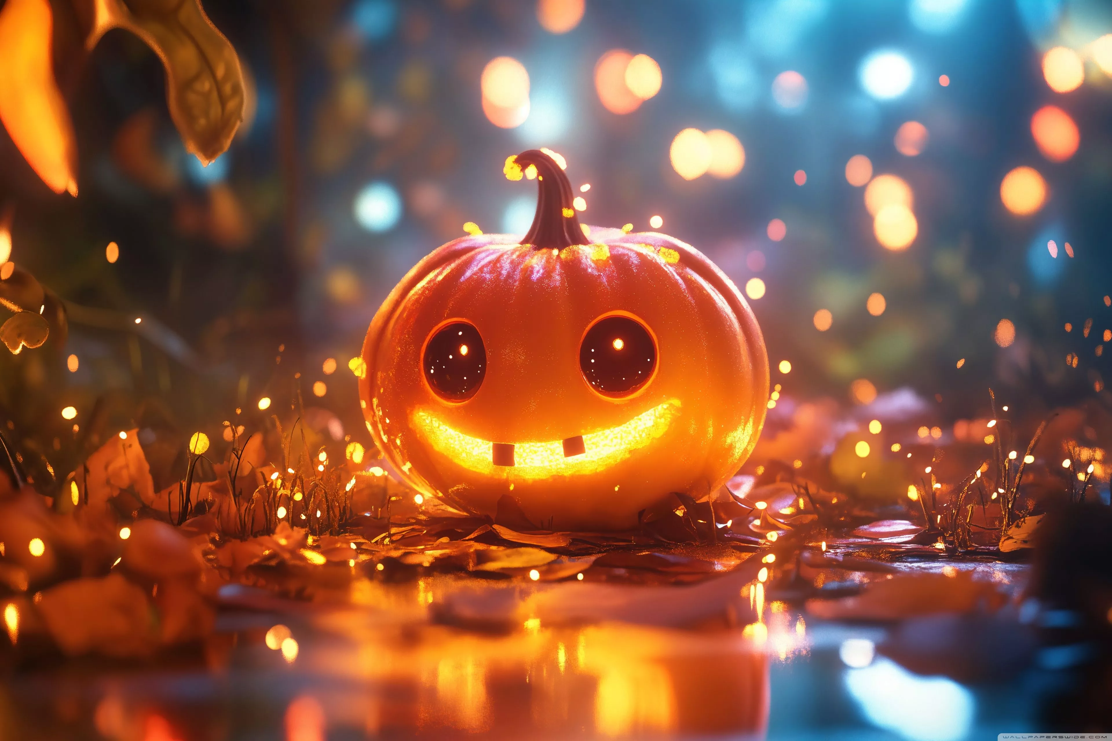 Cute Jack o Lantern Pumpkin, Happy