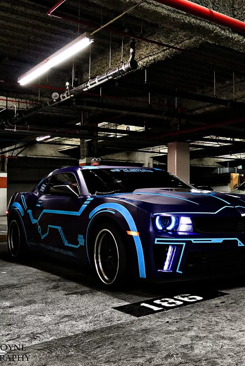 HD blue car wallpaper