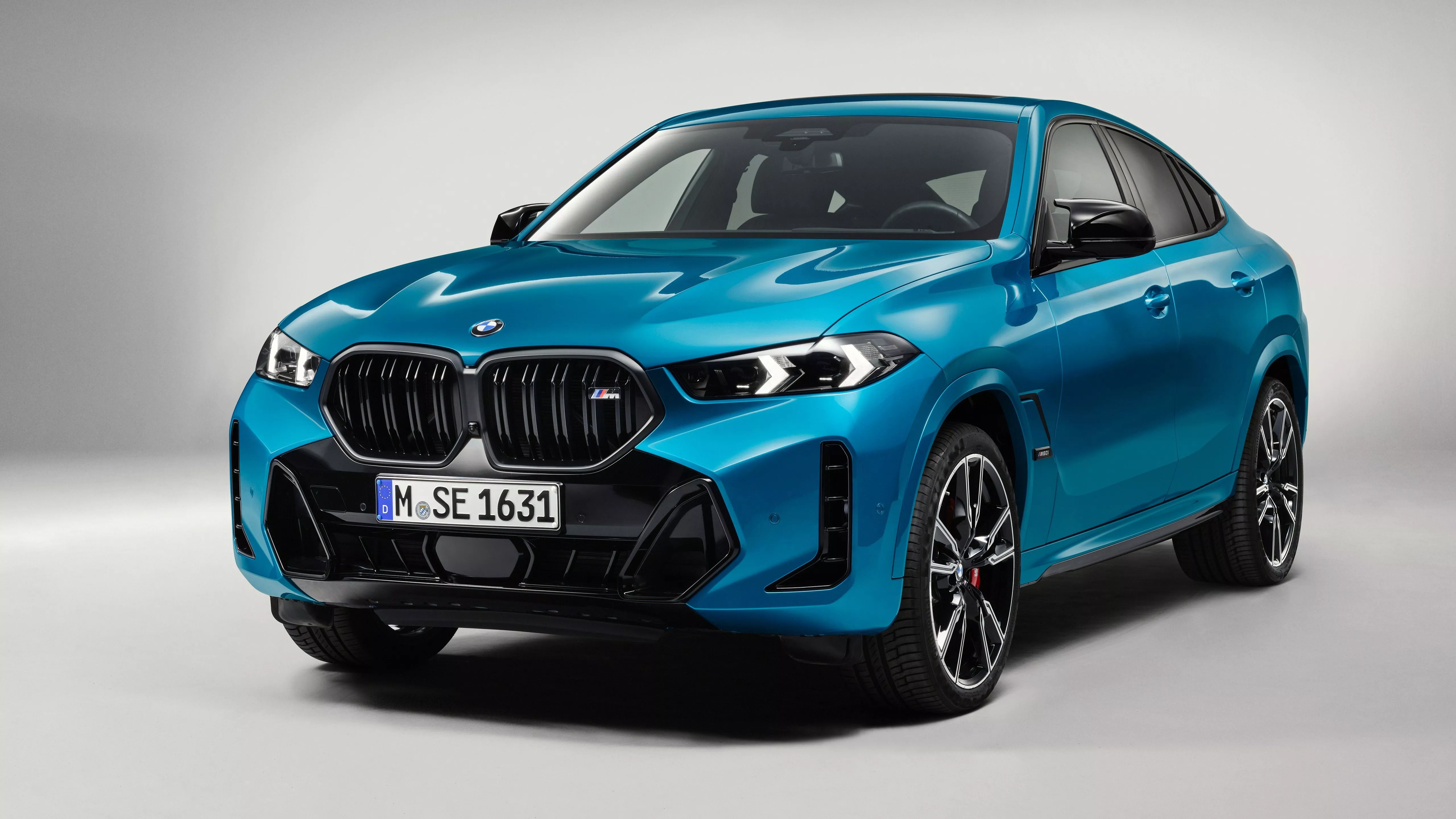 Blue BMW X6 2023 Car 4K 5K HD Cars