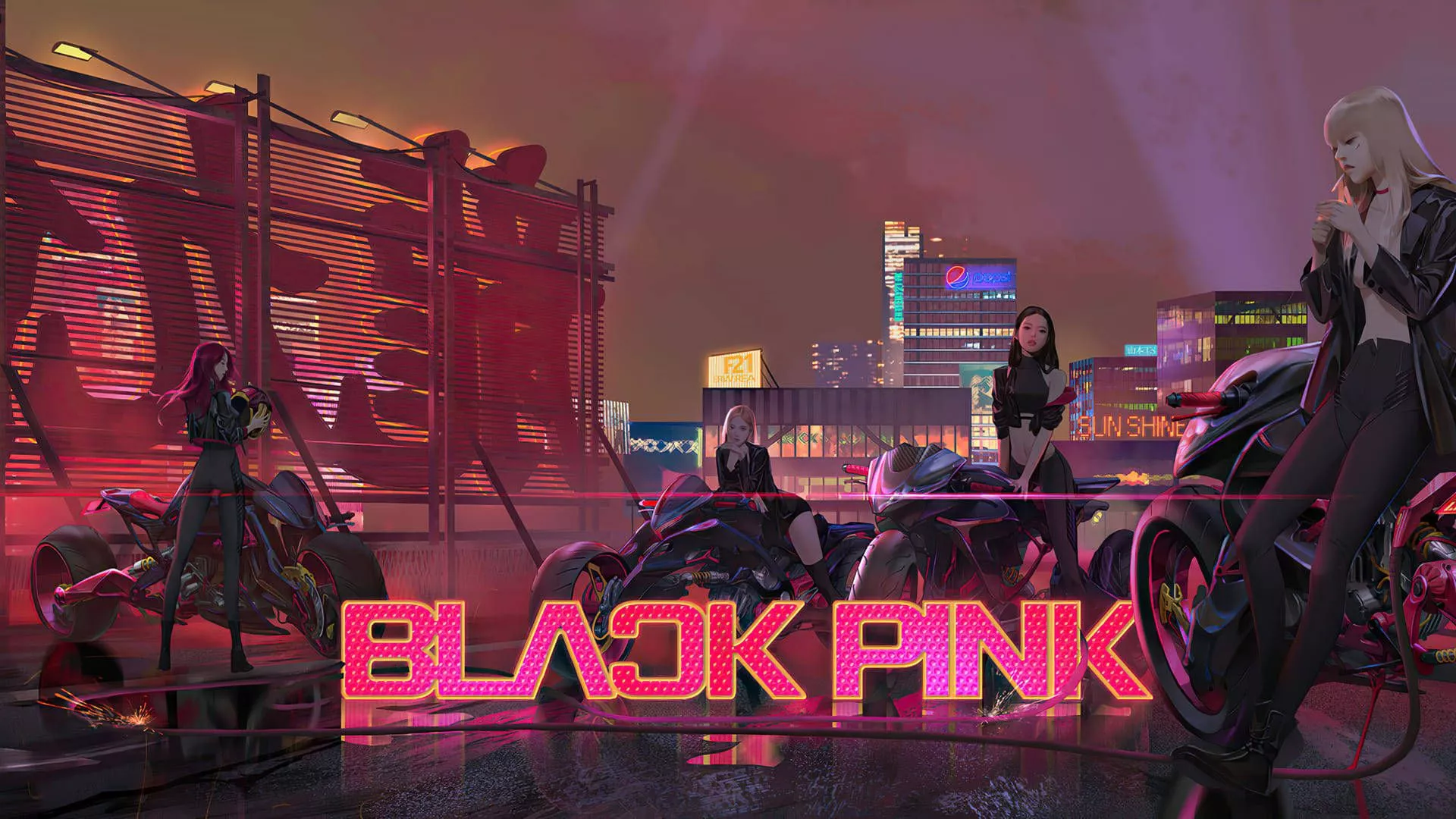 Blackpink Anime Wallpaper