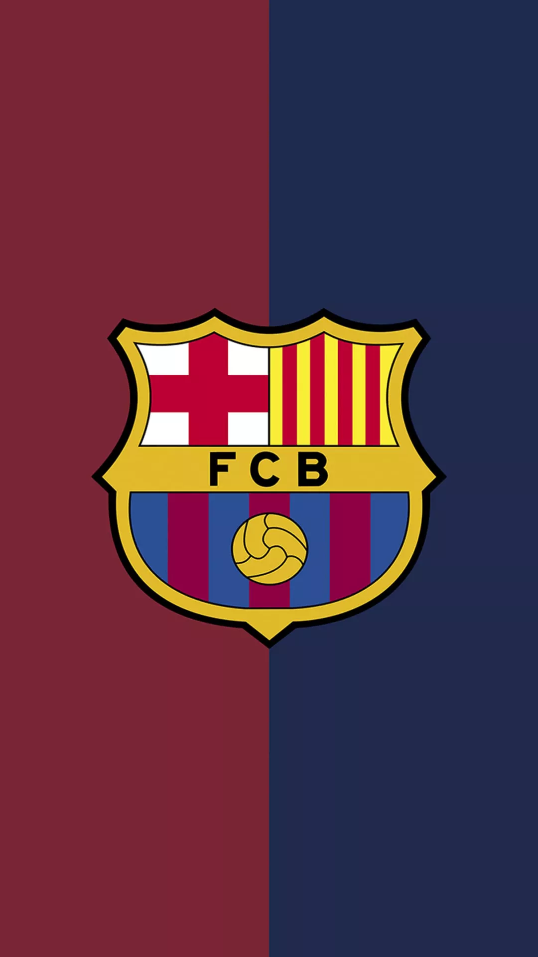 FCB Wallpaper 4K, Minimalist, FC Barcelona