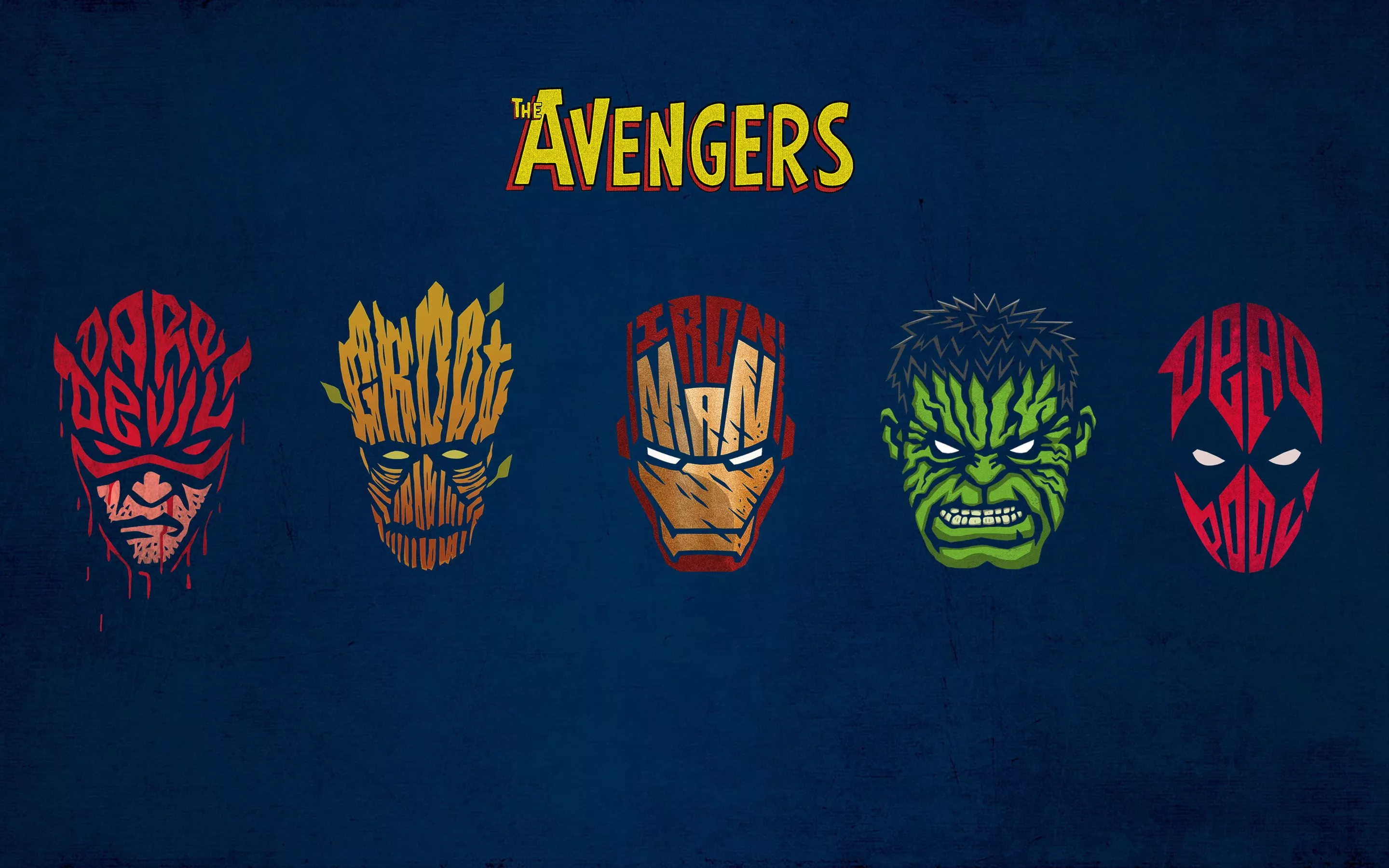 OG Avengers HD Minial Art Wallpaper, HD