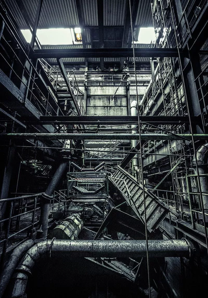 HD abandoned factory wallpaper