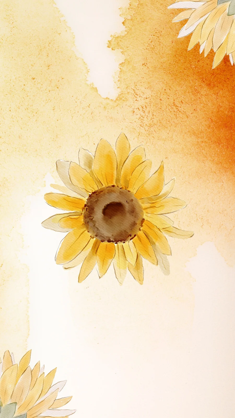 customizable wallpaper sunflower
