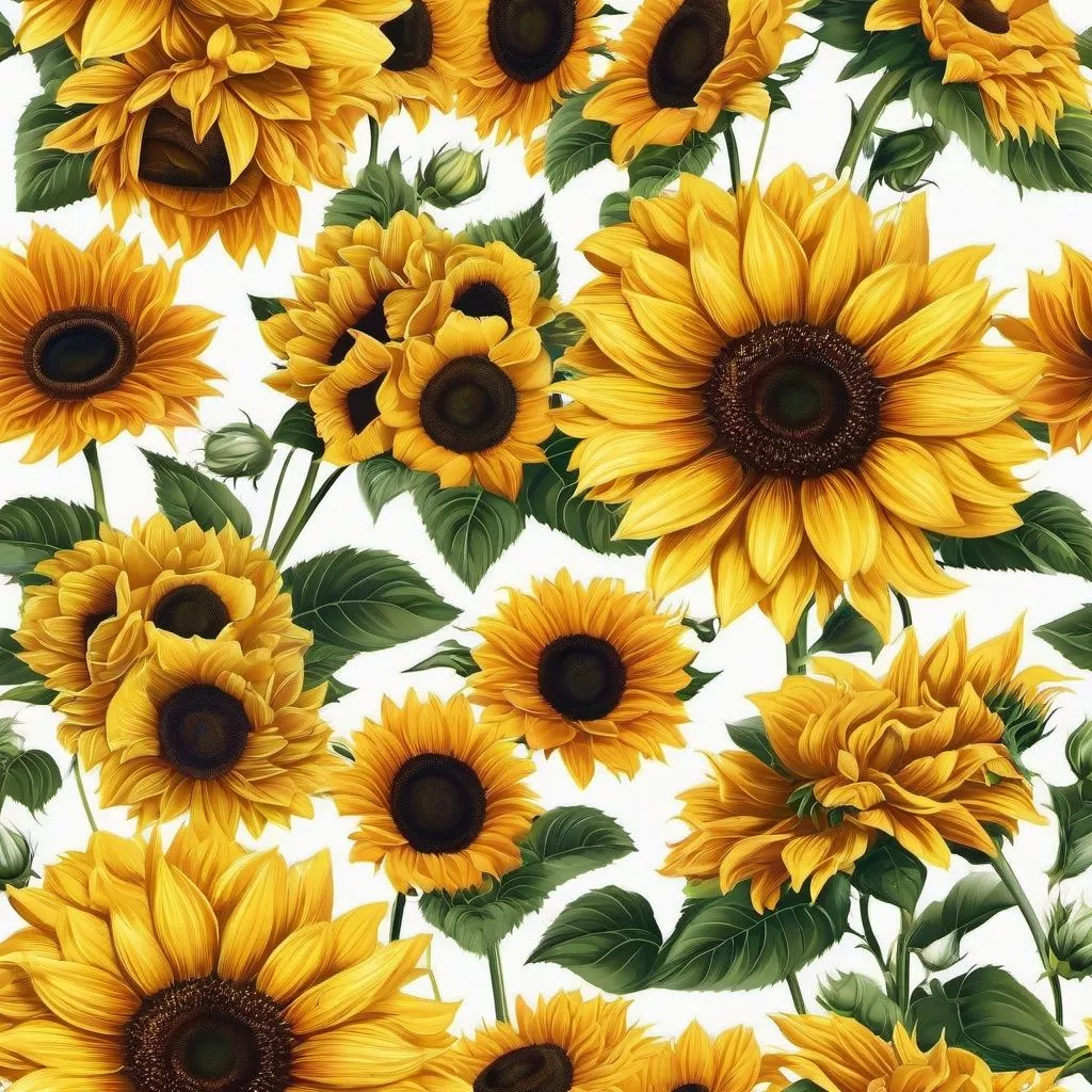 Sunflower Background Wallpaper