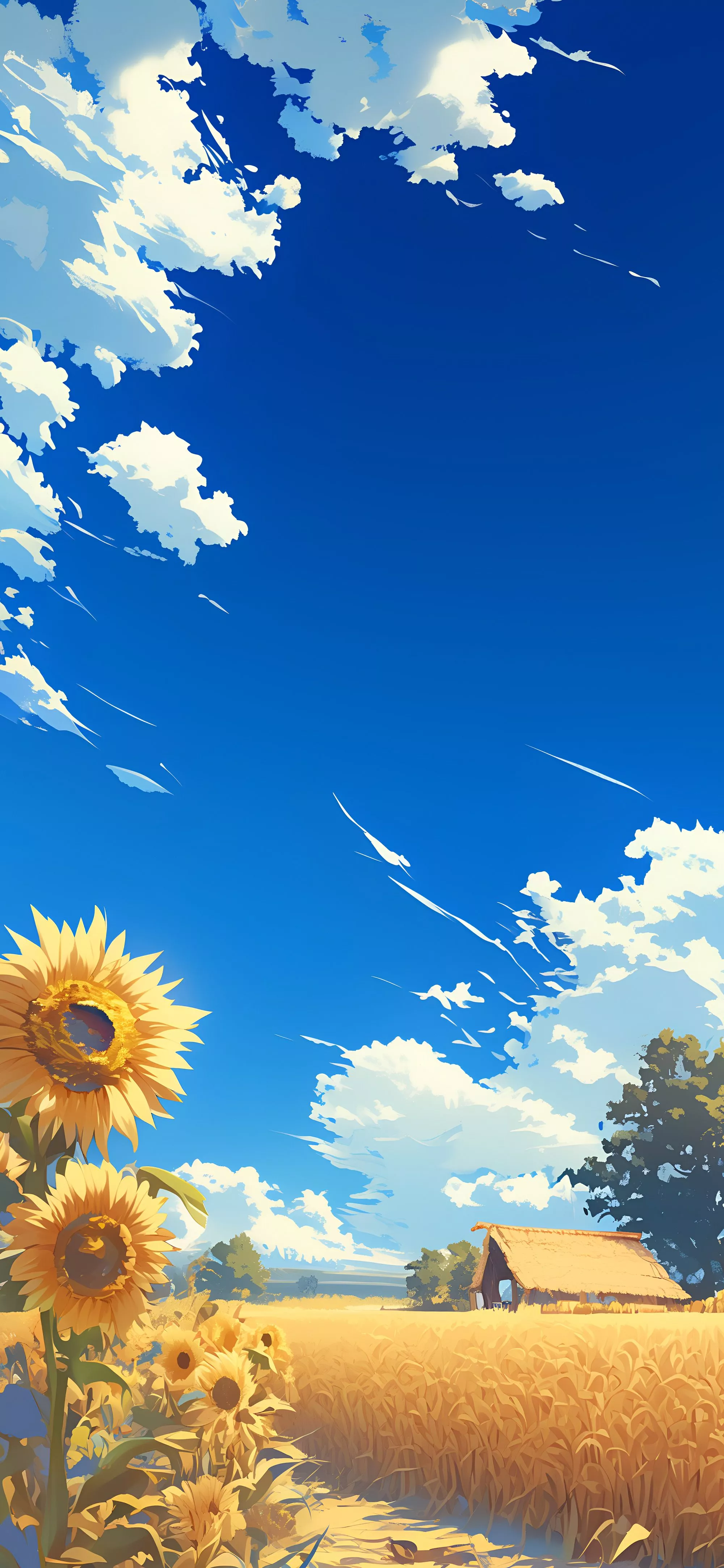 Blue Sky Summer Wallpaper
