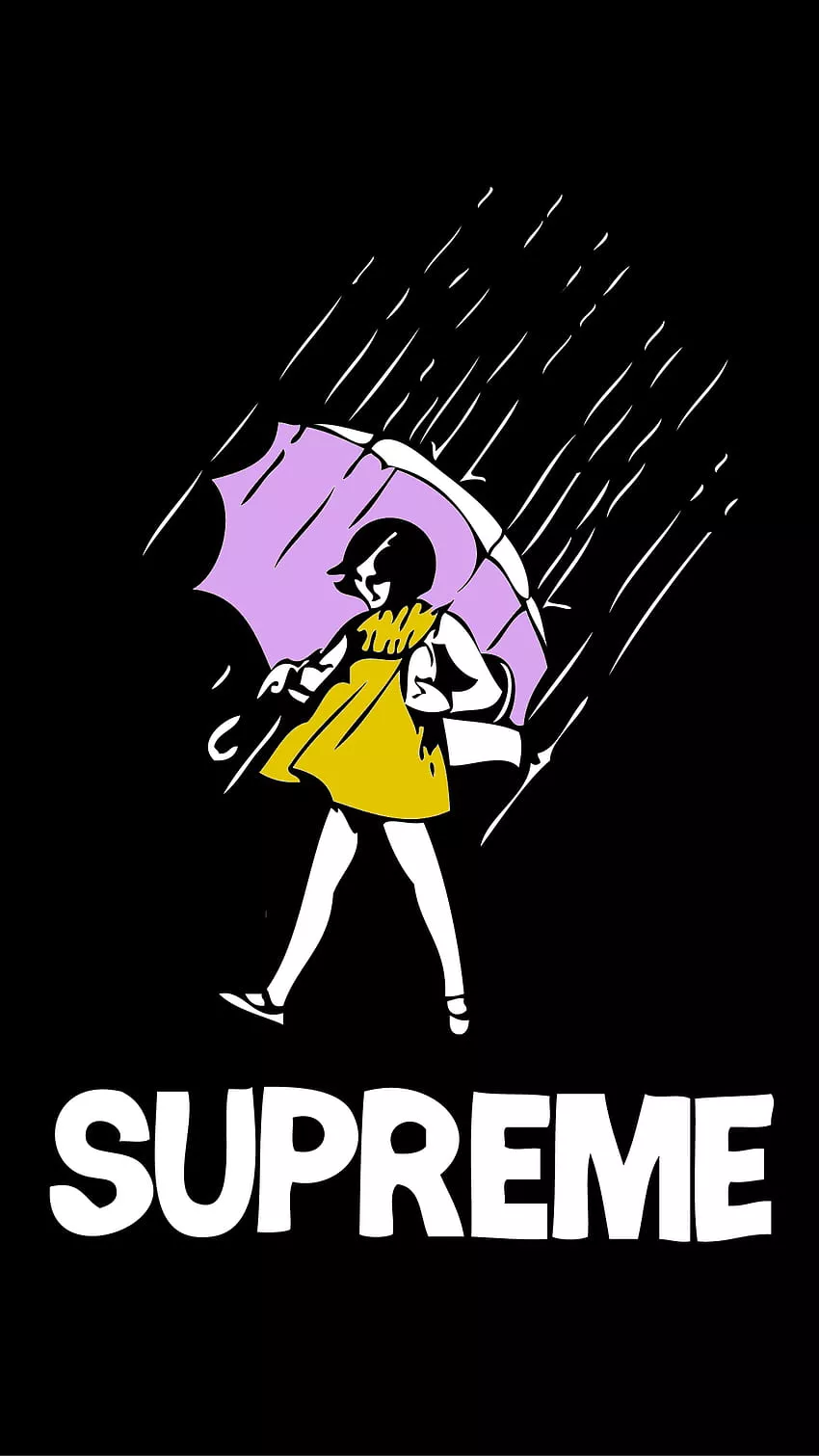 Streetwear, Cartoon Wearing Supreme HD