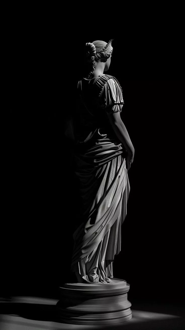 Roman statue wallpaper