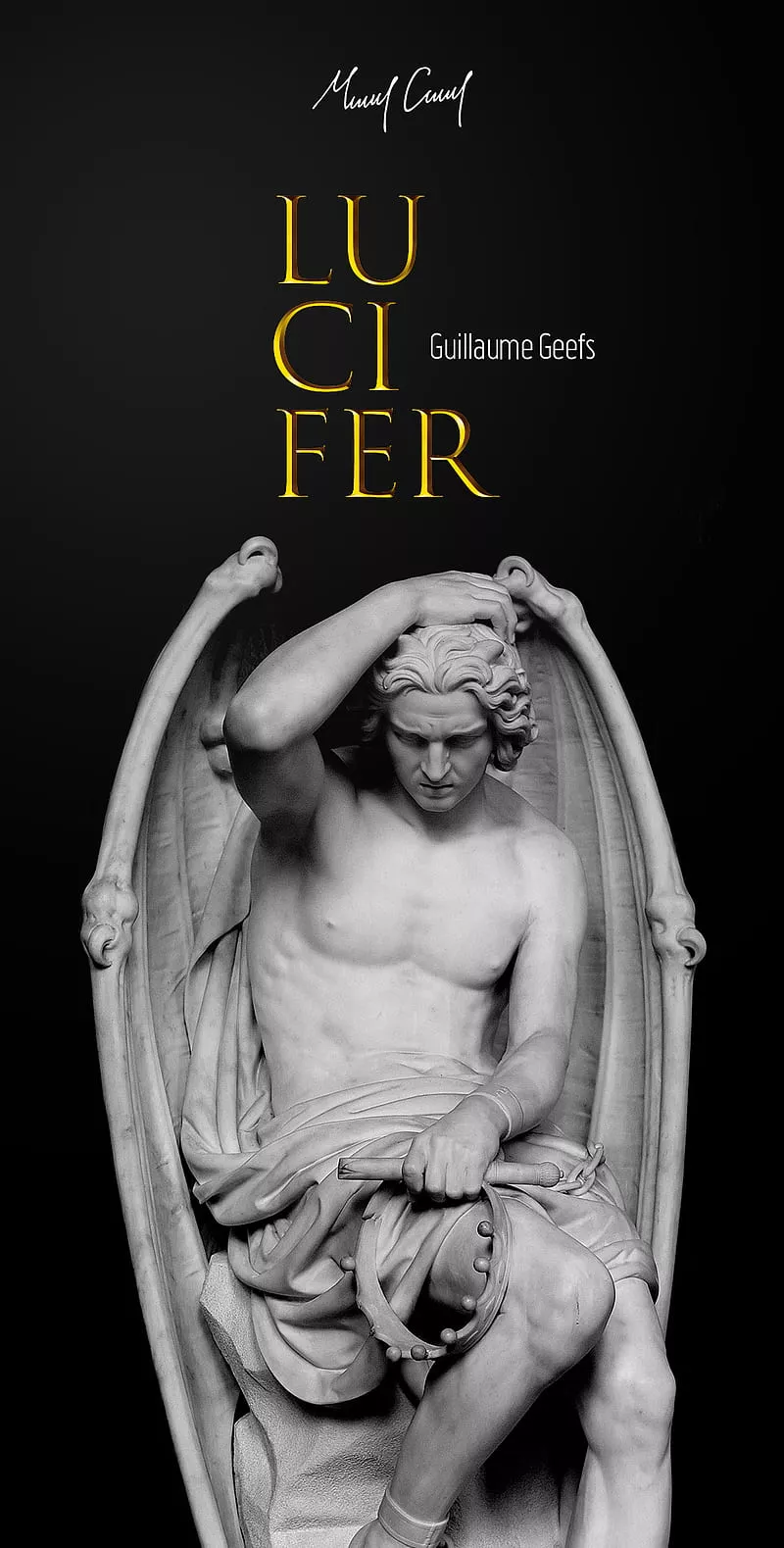 Lucifer Statue, demon, devil, heykel