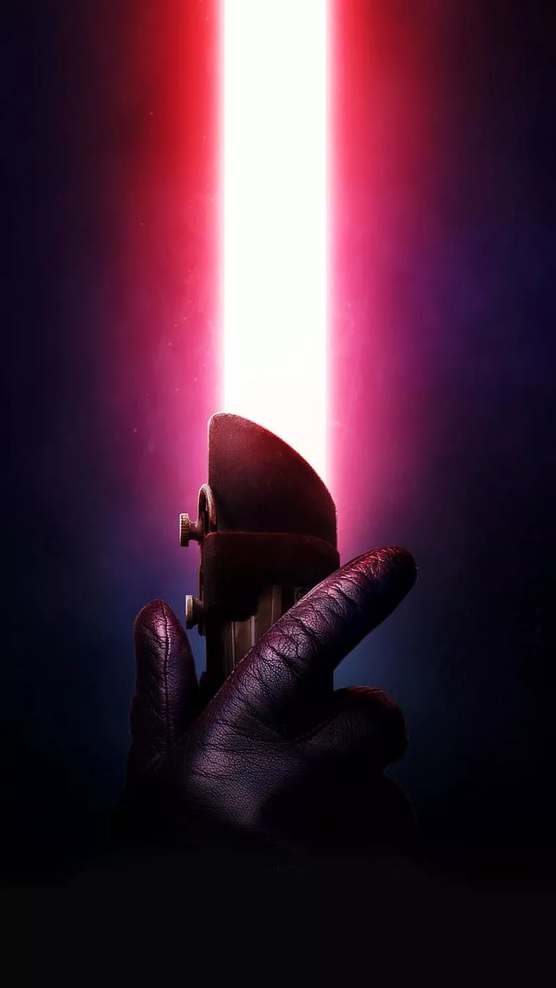 Red lightsaber, anakin, candle, light