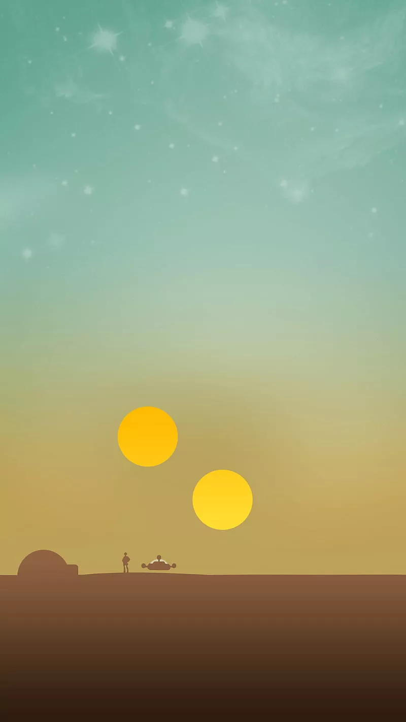 Star wars, minimalist, HD phone