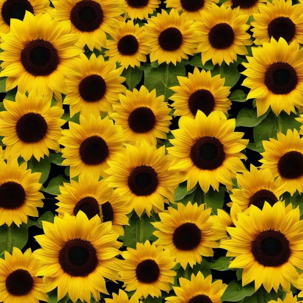 Sunflower Background Wallpaper