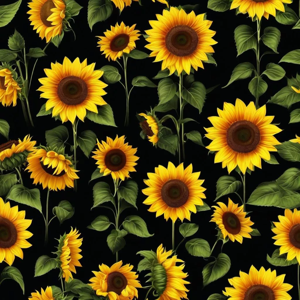 Sunflower Background Wallpaper