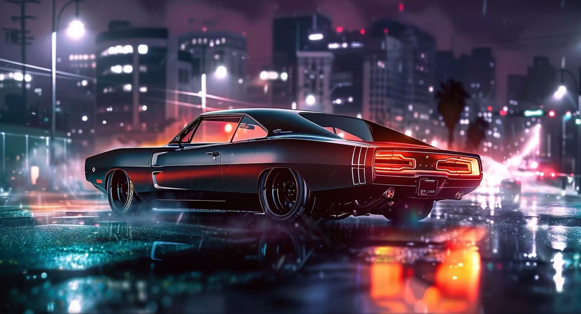 Download Dodge Charger Hellcat Night