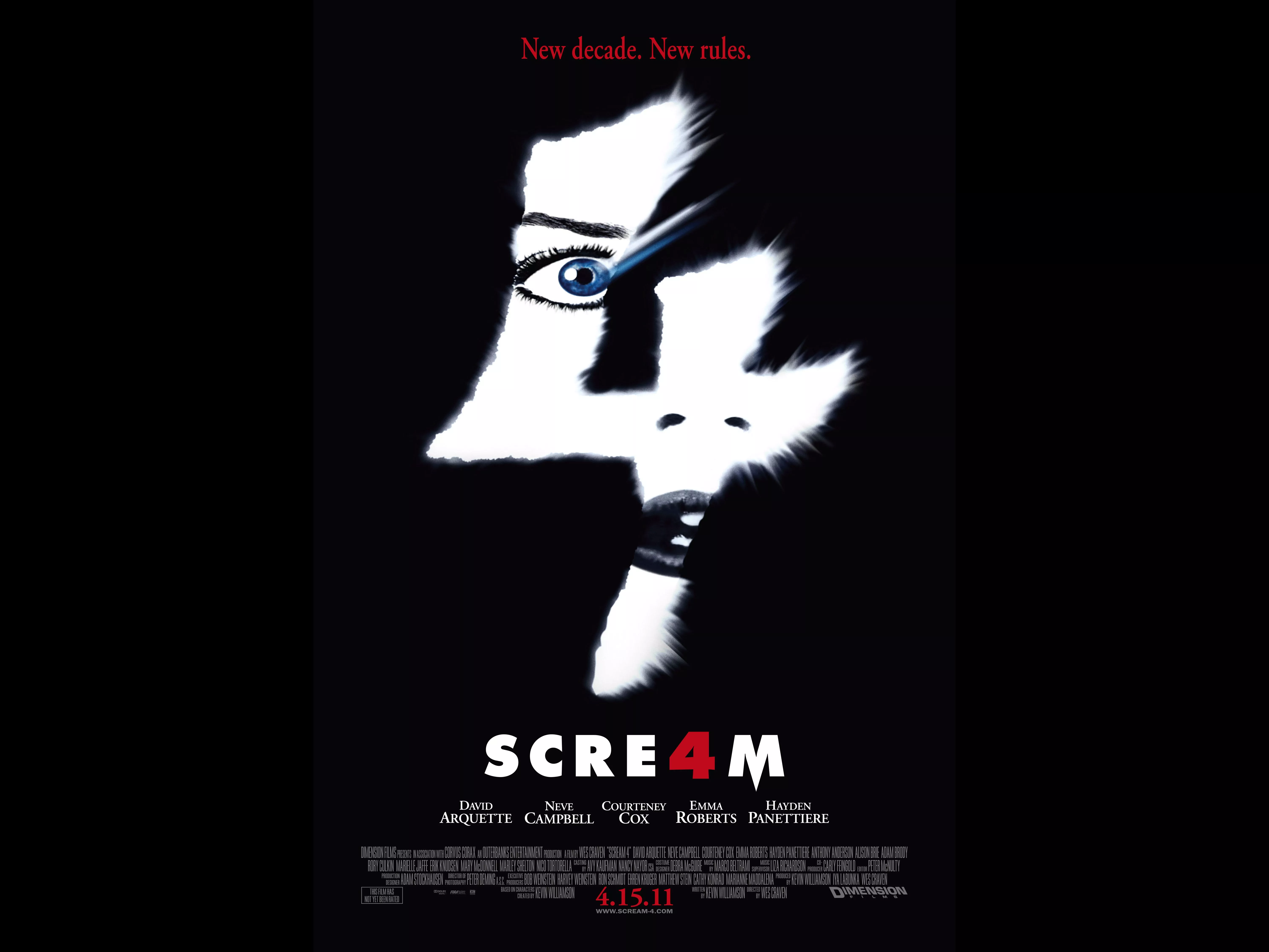 Scream 4 Ultra HD 4K Wallpaper