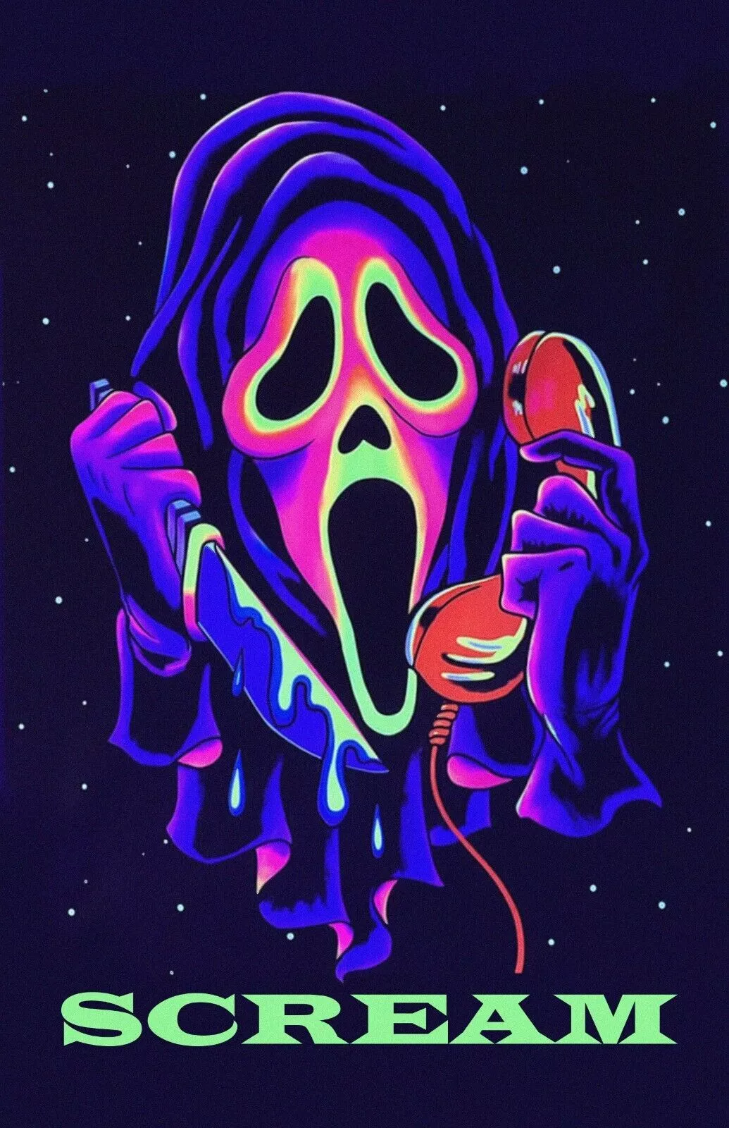 Scream movie poster print x 17