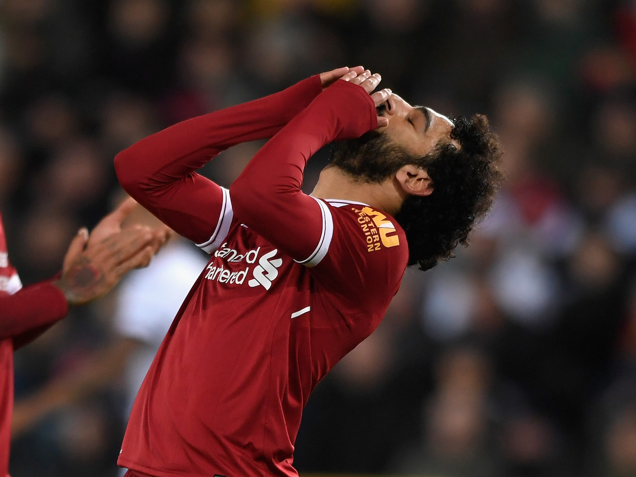 A peculiar new statue of Mohamed Salah