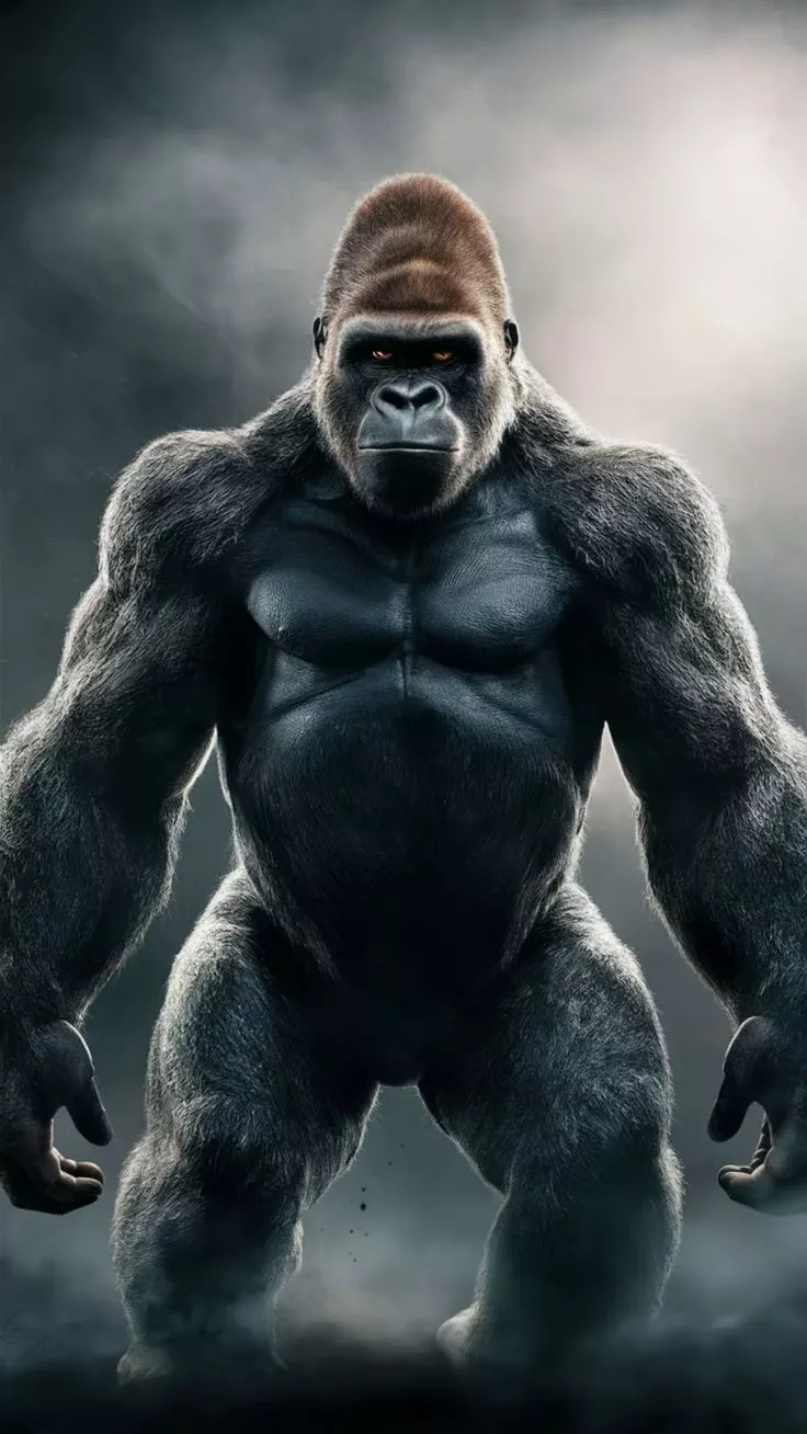 Inspiring Gorilla Character