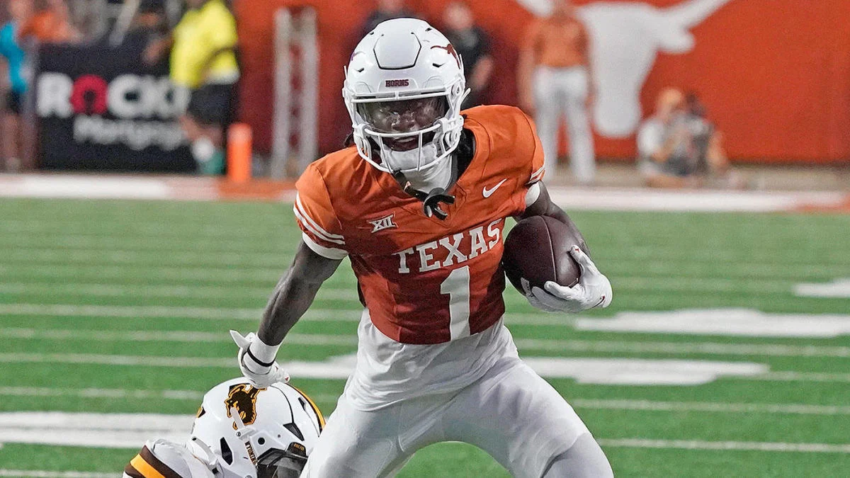 Texas star wide receiver Xavier Worthy