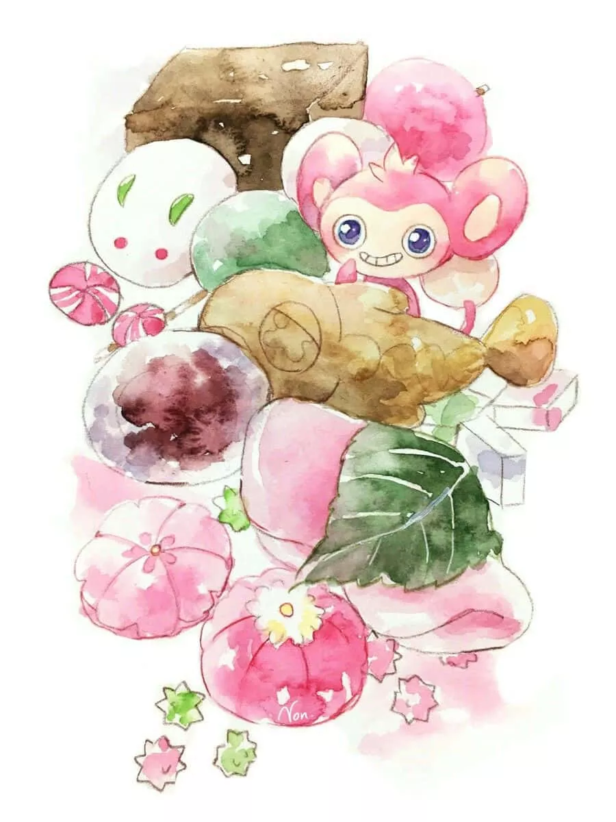 Download Kawaii Pokemon Watercolor