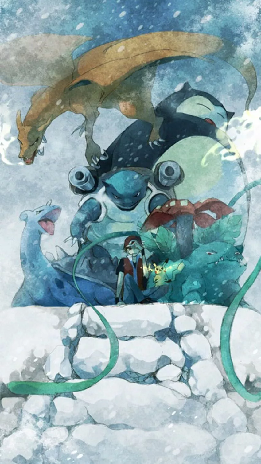 Pokemon watercolor HD wallpaper