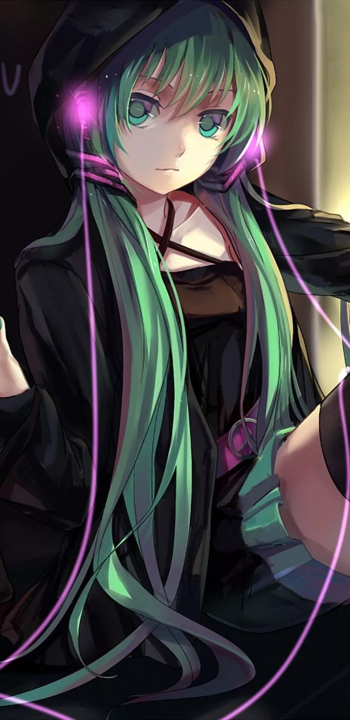 wallpaper: Anime, Headphones, Vocaloid