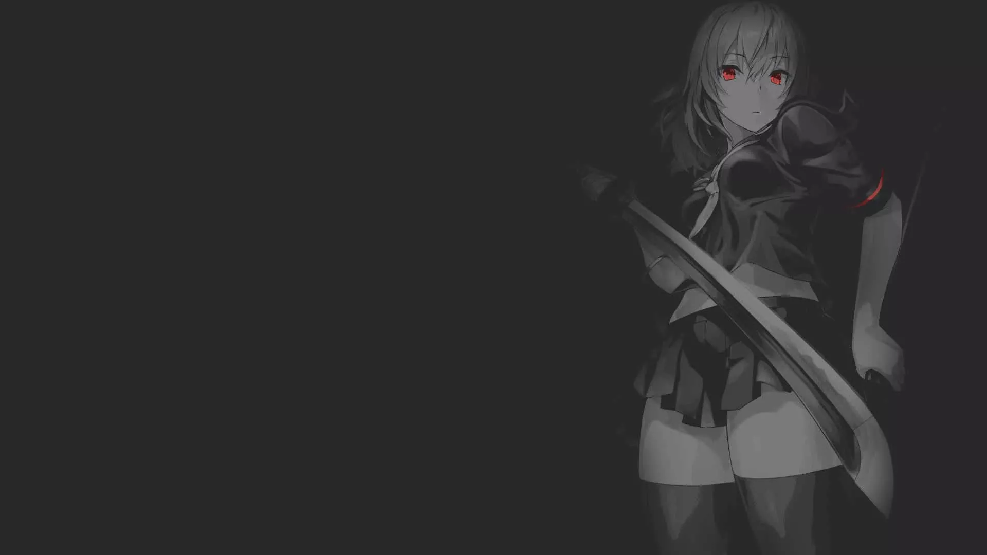 Black And White Anime Background