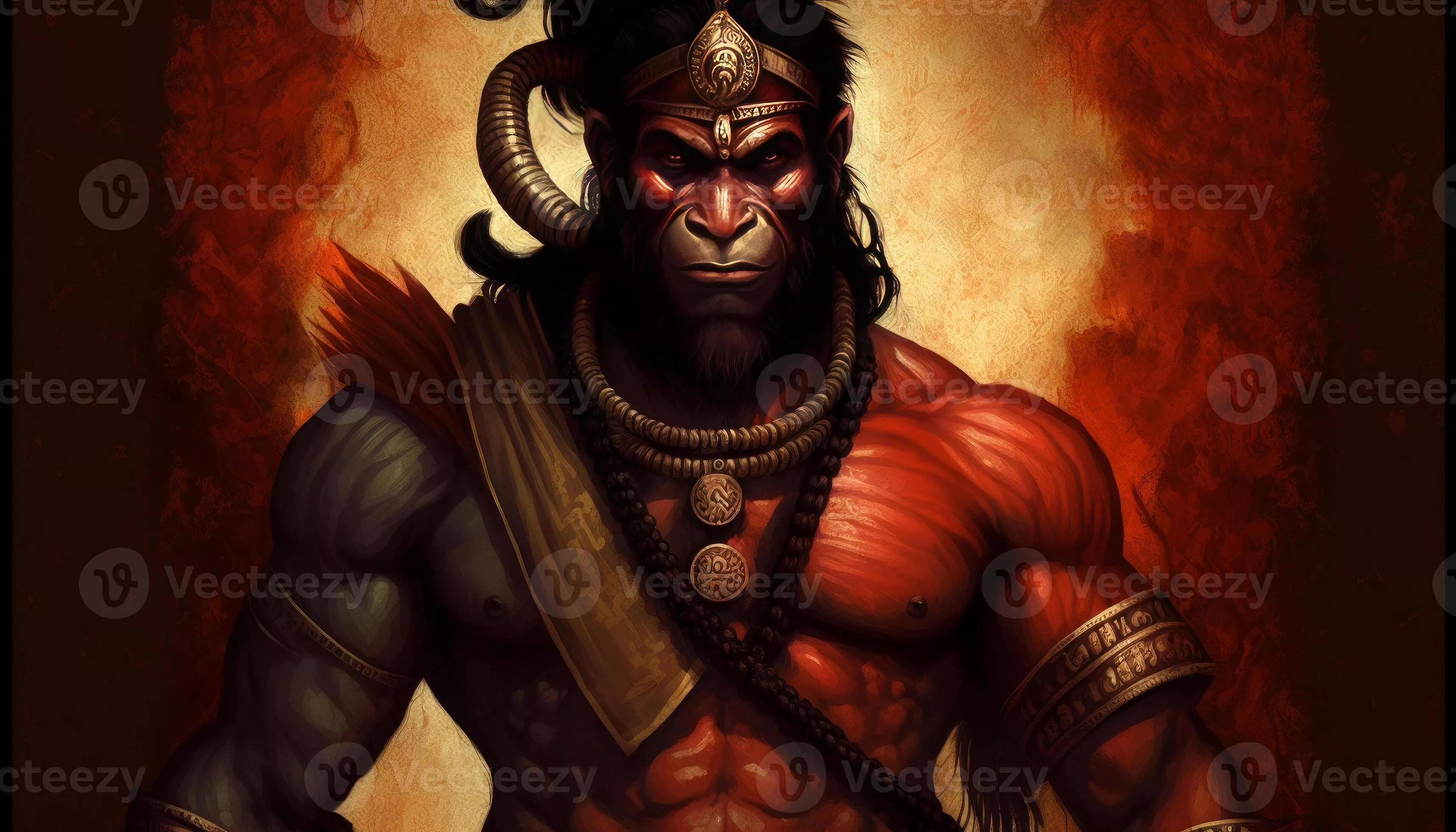 the lord hanuman mighty god image