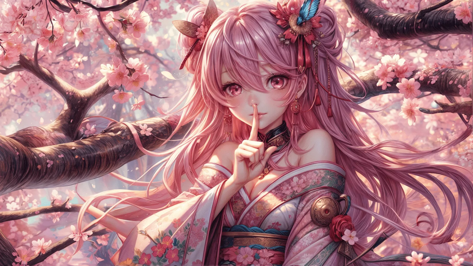 Download Cherry Blossom Pink Hair