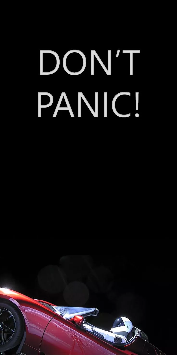 Dont Panic Wallpaper - [1080x2160]