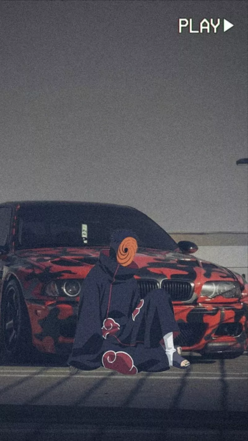 Anime x JDM, carros, dark, motors