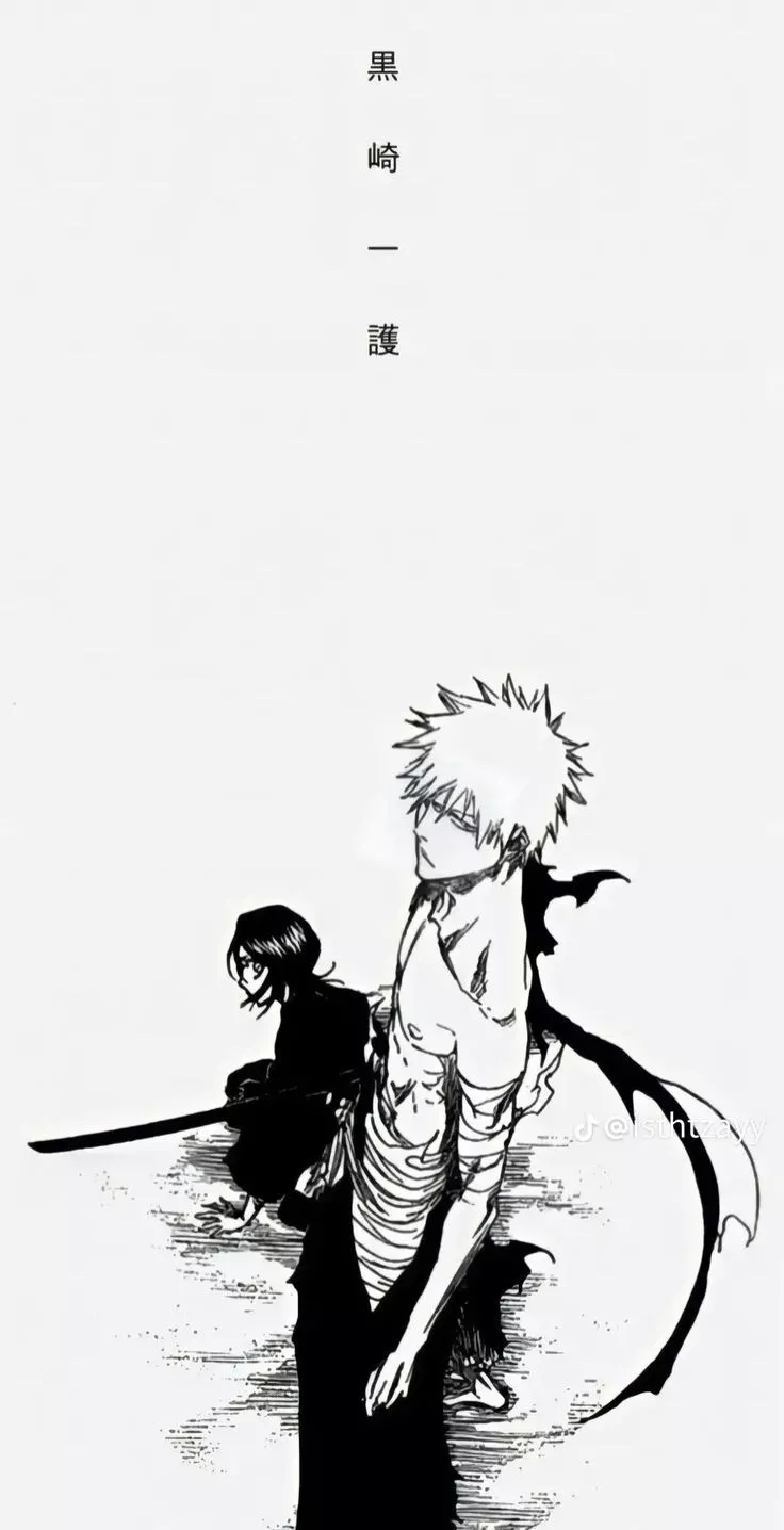 Wallpaper. Cartazes gráficos, Mangá bleach, Ichigo e rukia
