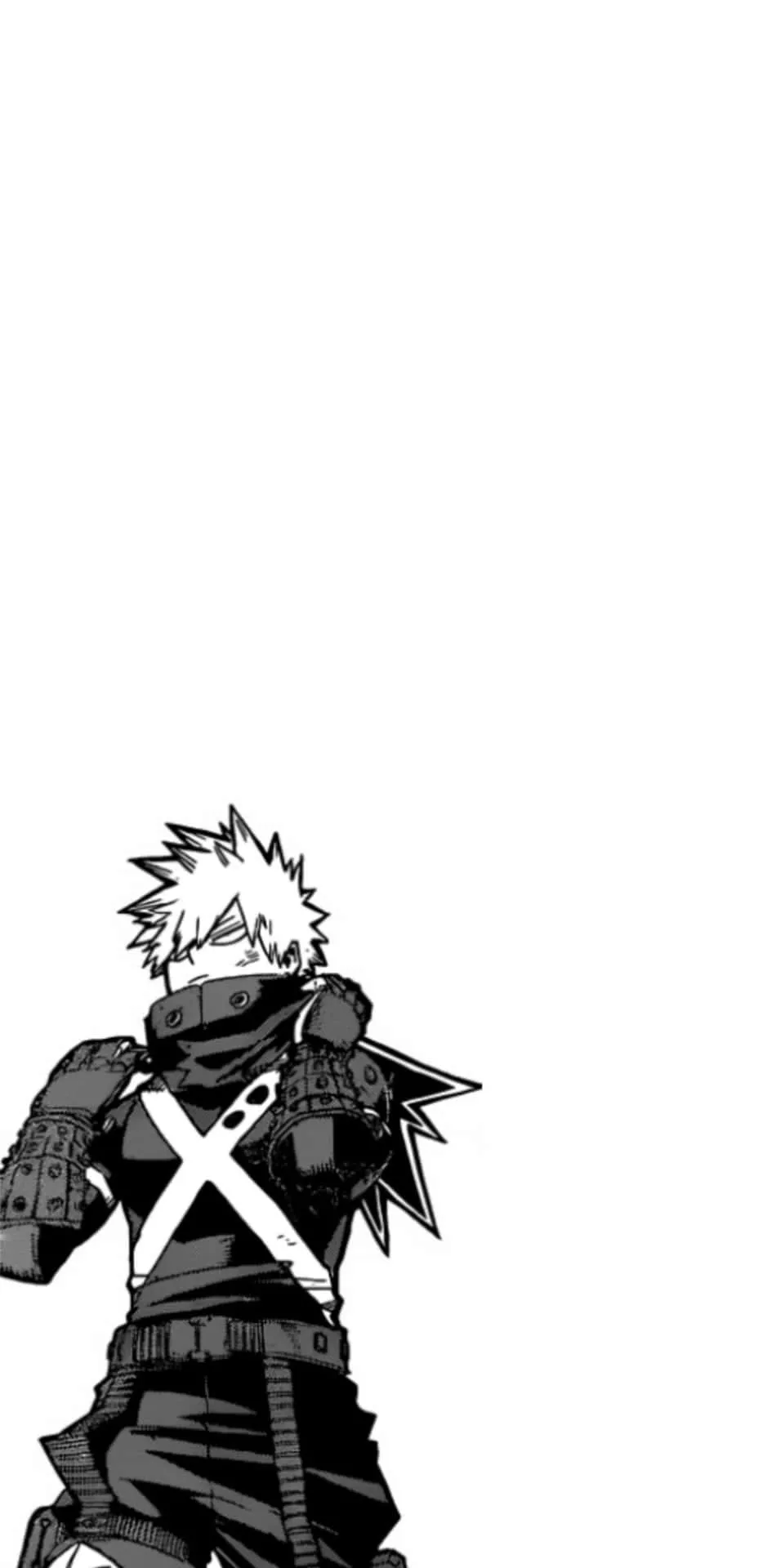 Download Bakugo Manga On White Wallpaper