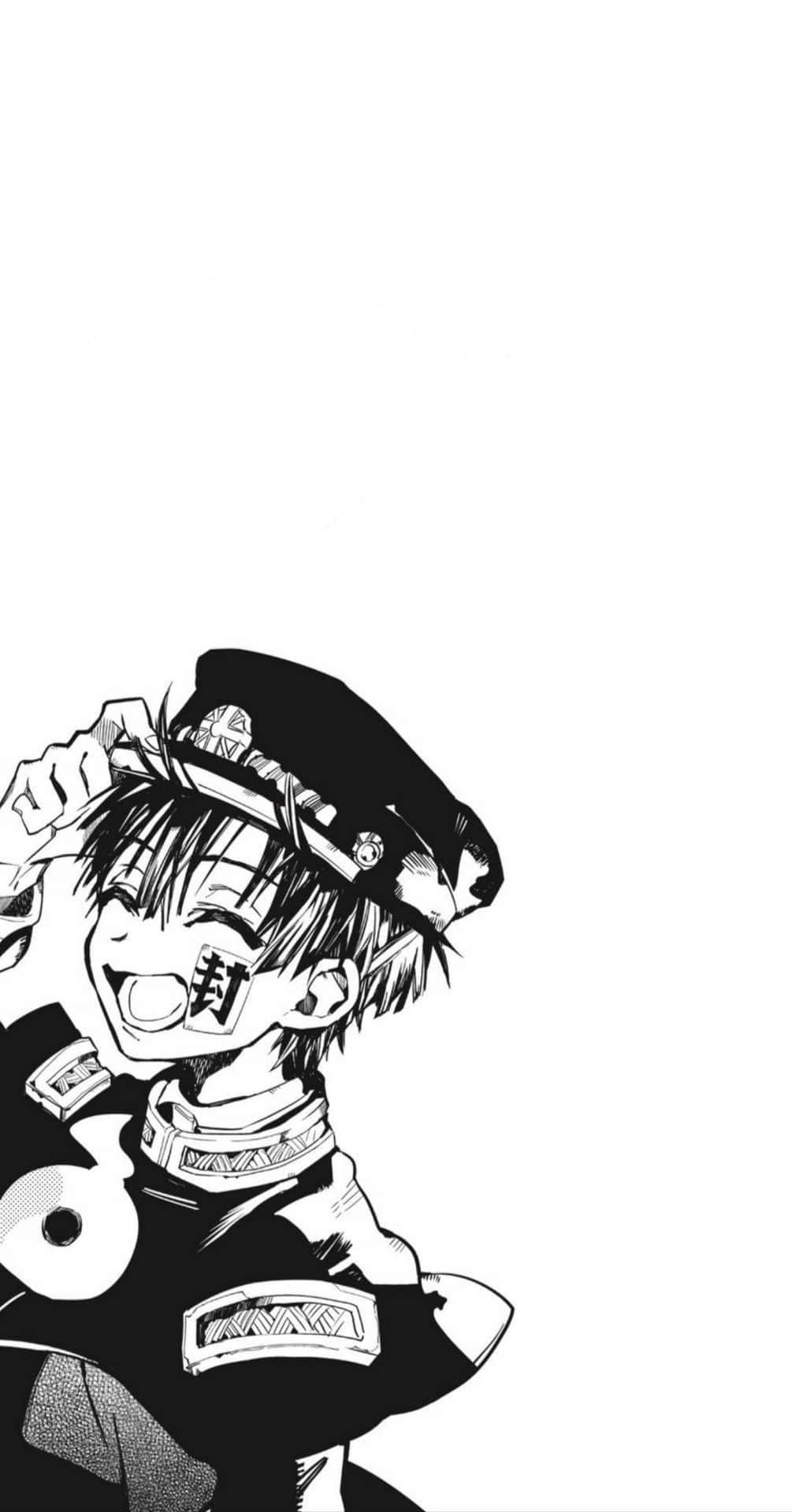 White Hanako Aesthetic Manga Wallpaper