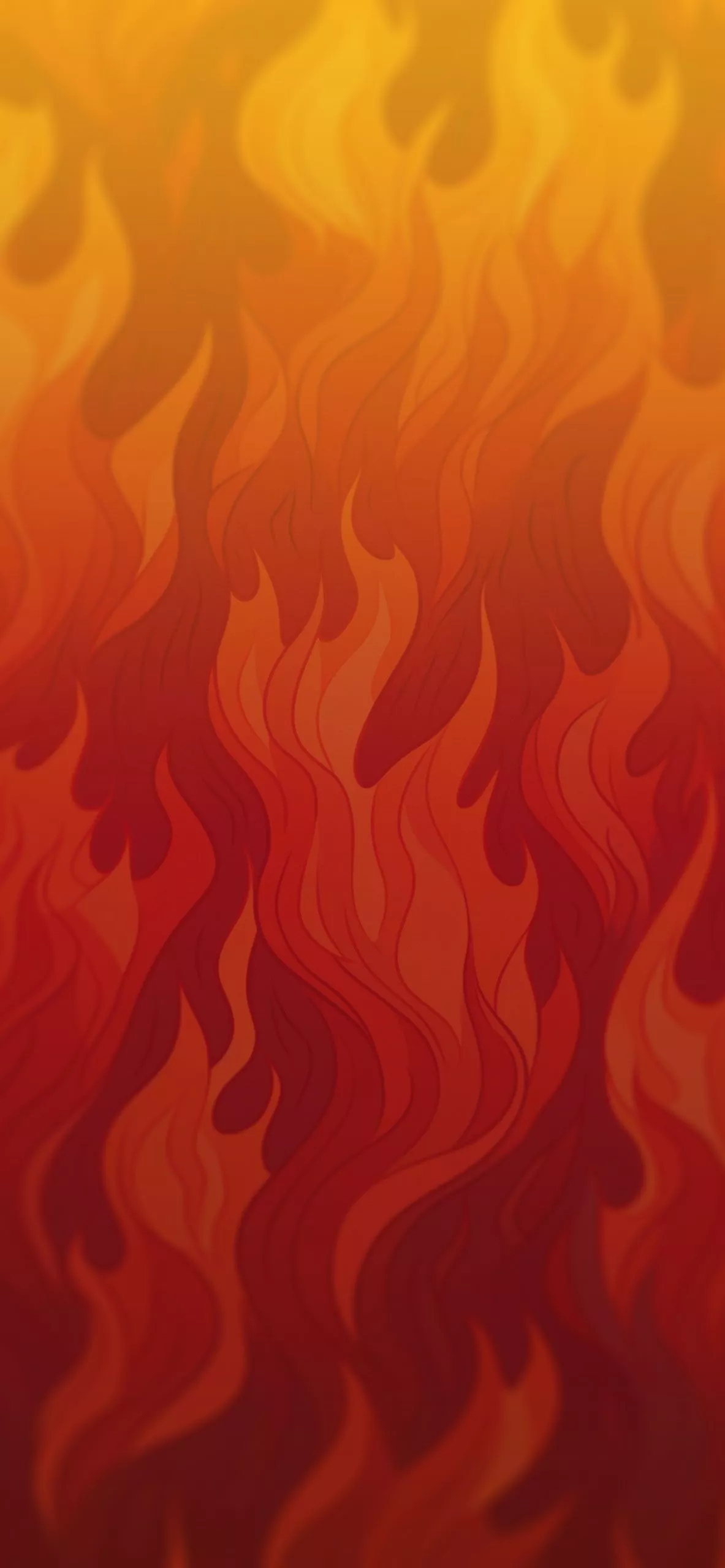 Fire Texture Orange Wallpaper