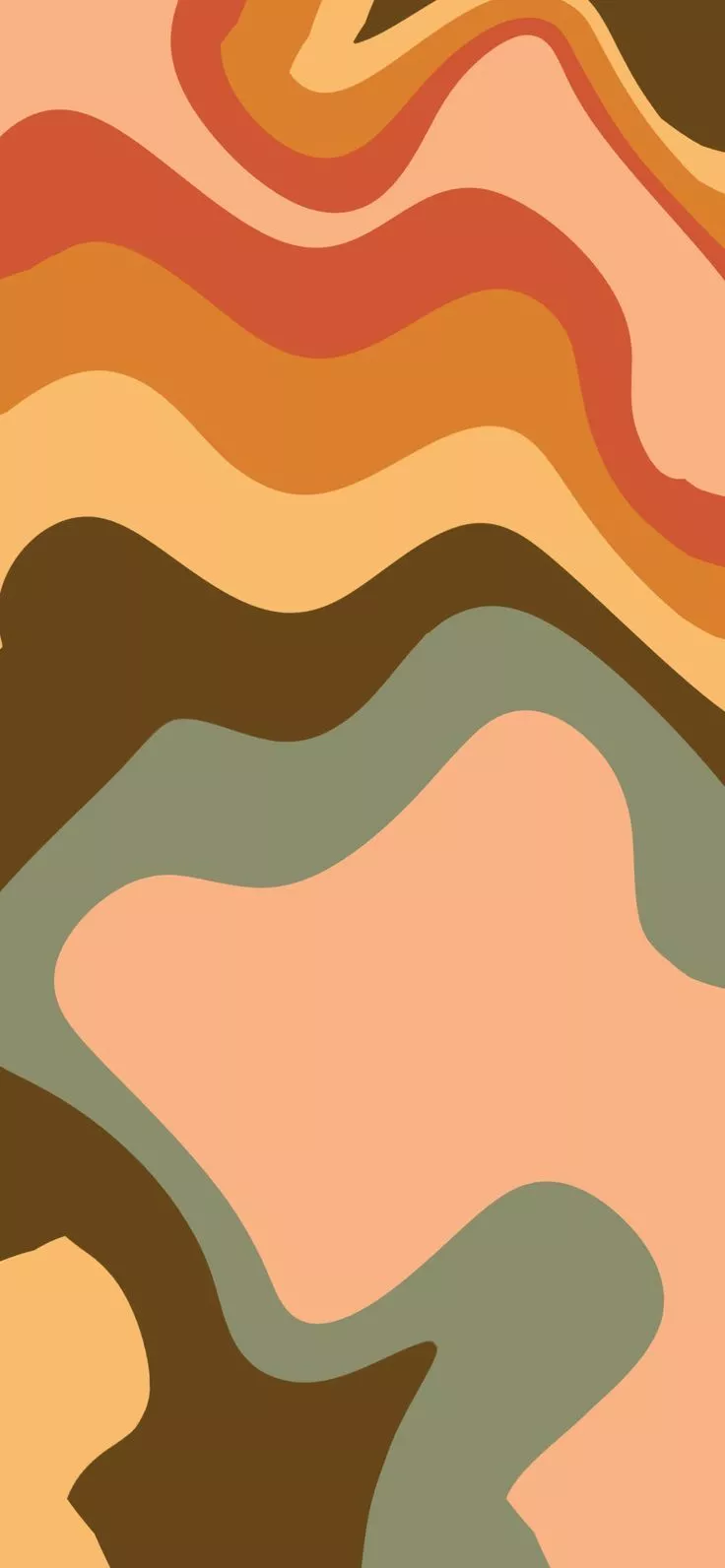 Hippie Liquid Lines Wallpaper