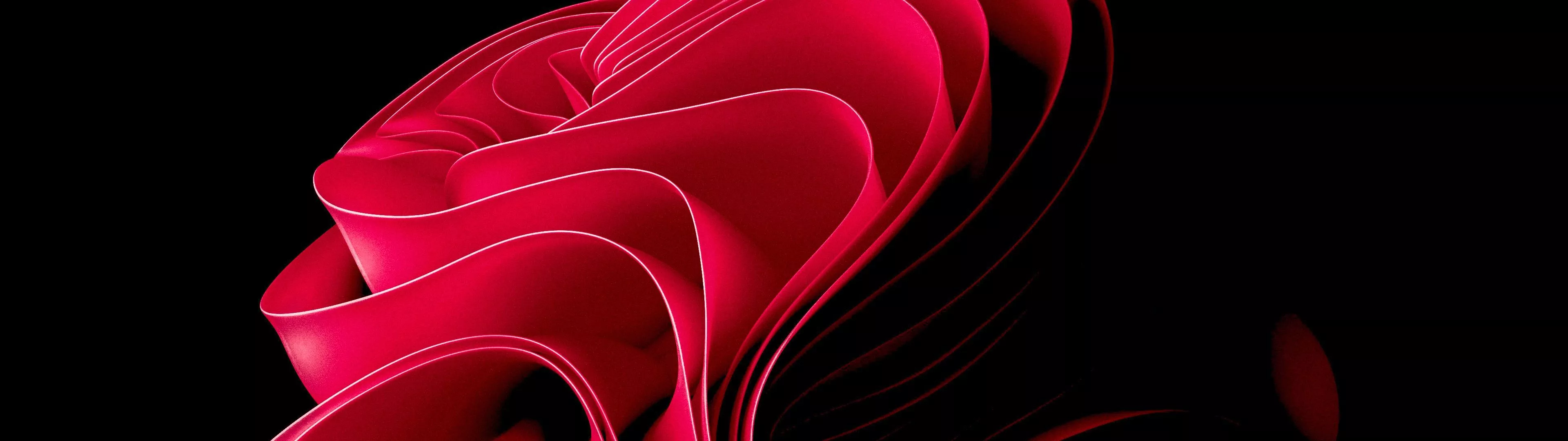 Windows 11 Wallpaper 4K, Red abstract