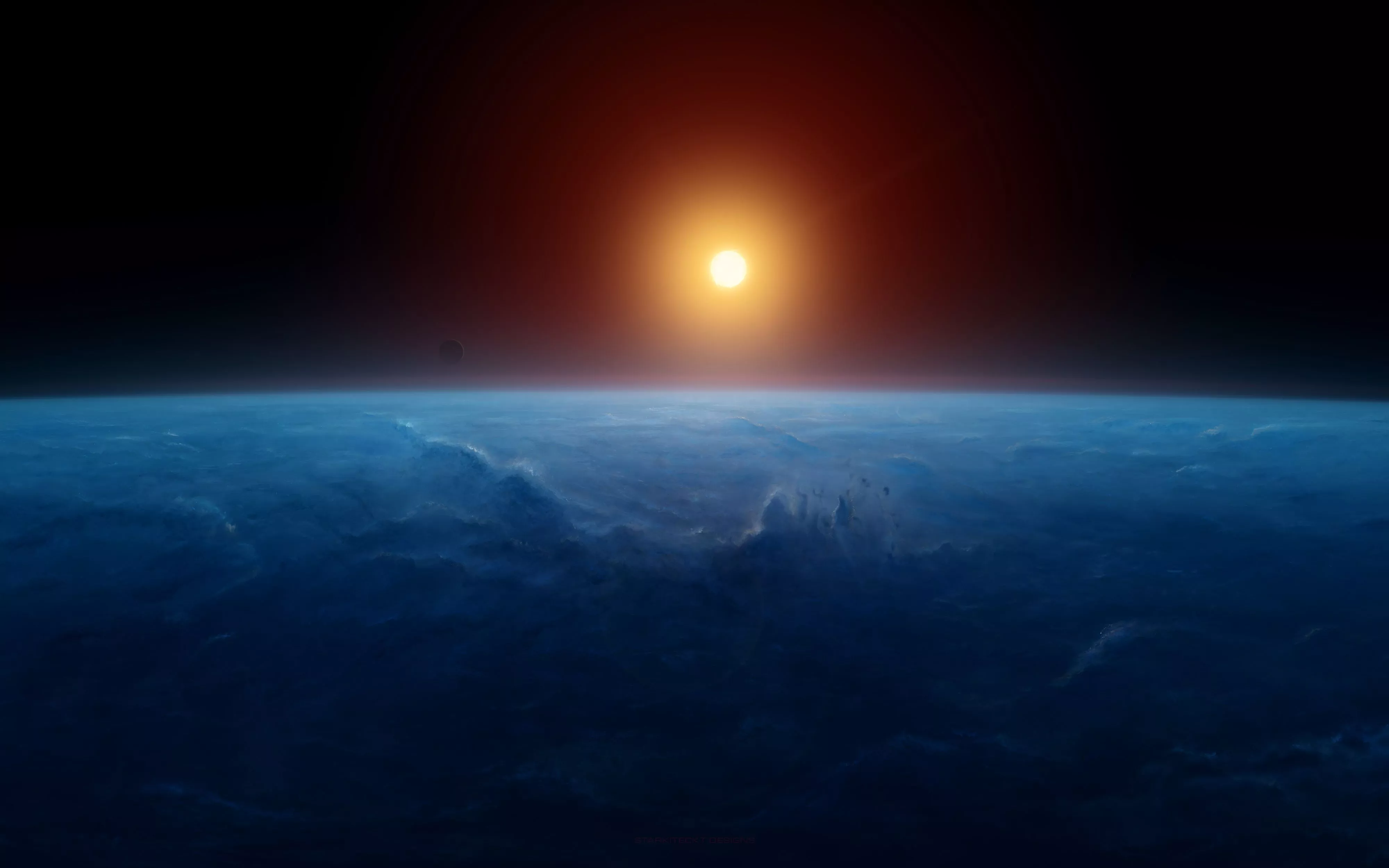 Sunrise Horizon Earth 4K 8K Wallpaper