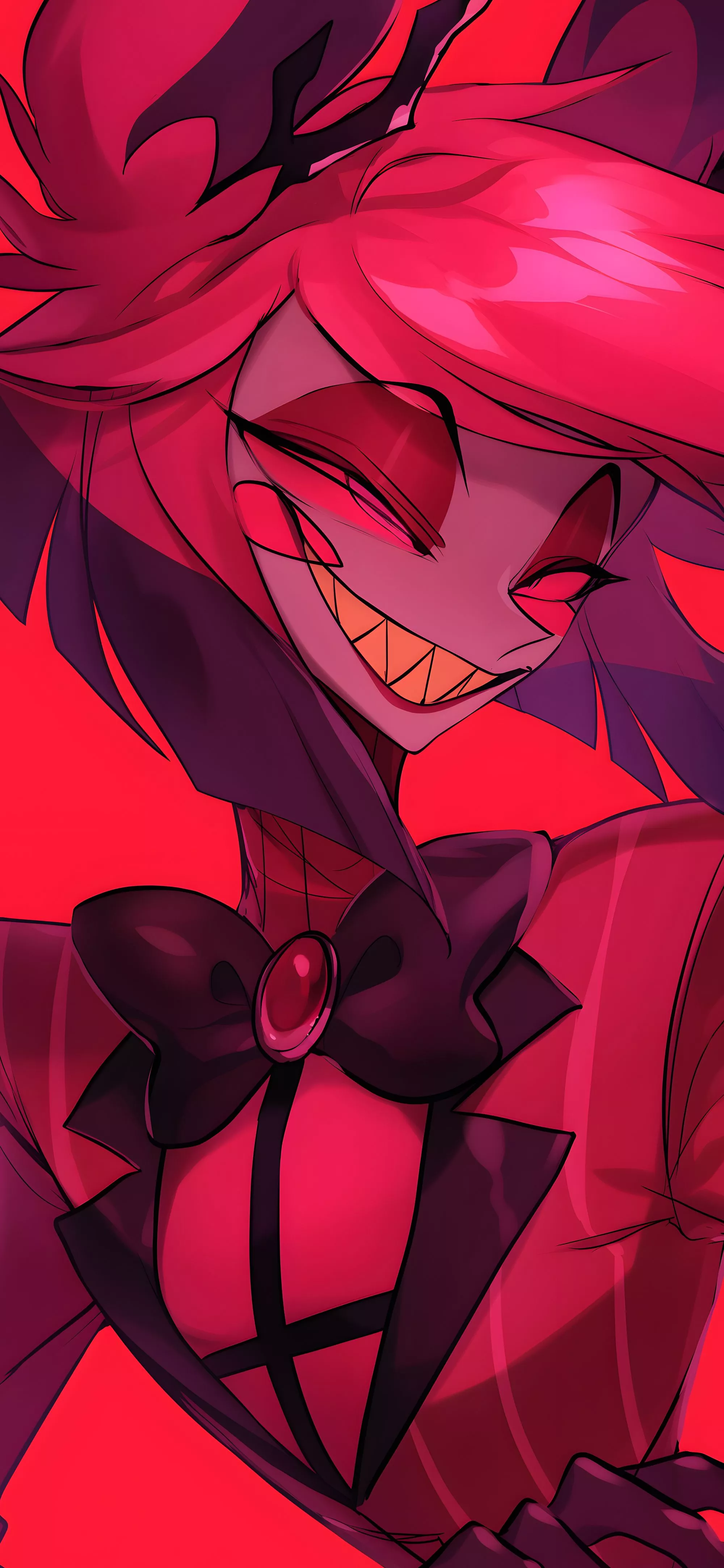 Alastor Hazbin Hotel Red Wallpaper