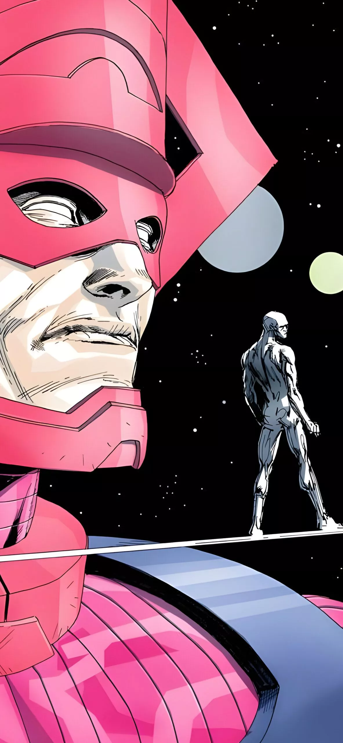 Galactus and Silver Surfer Wallpaper