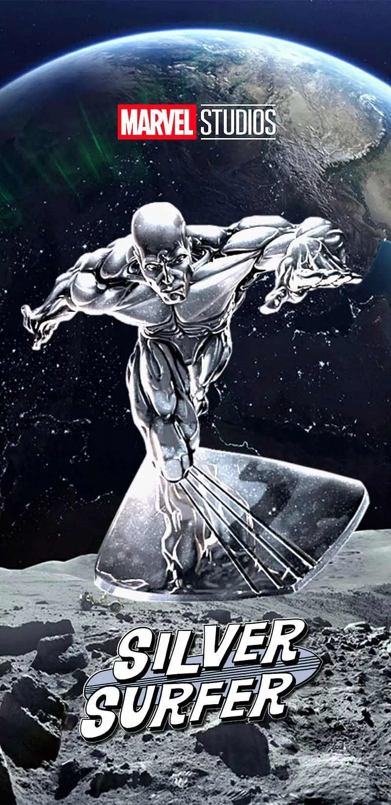 Silver surfer, marvel, hero, HD phone wallpaper