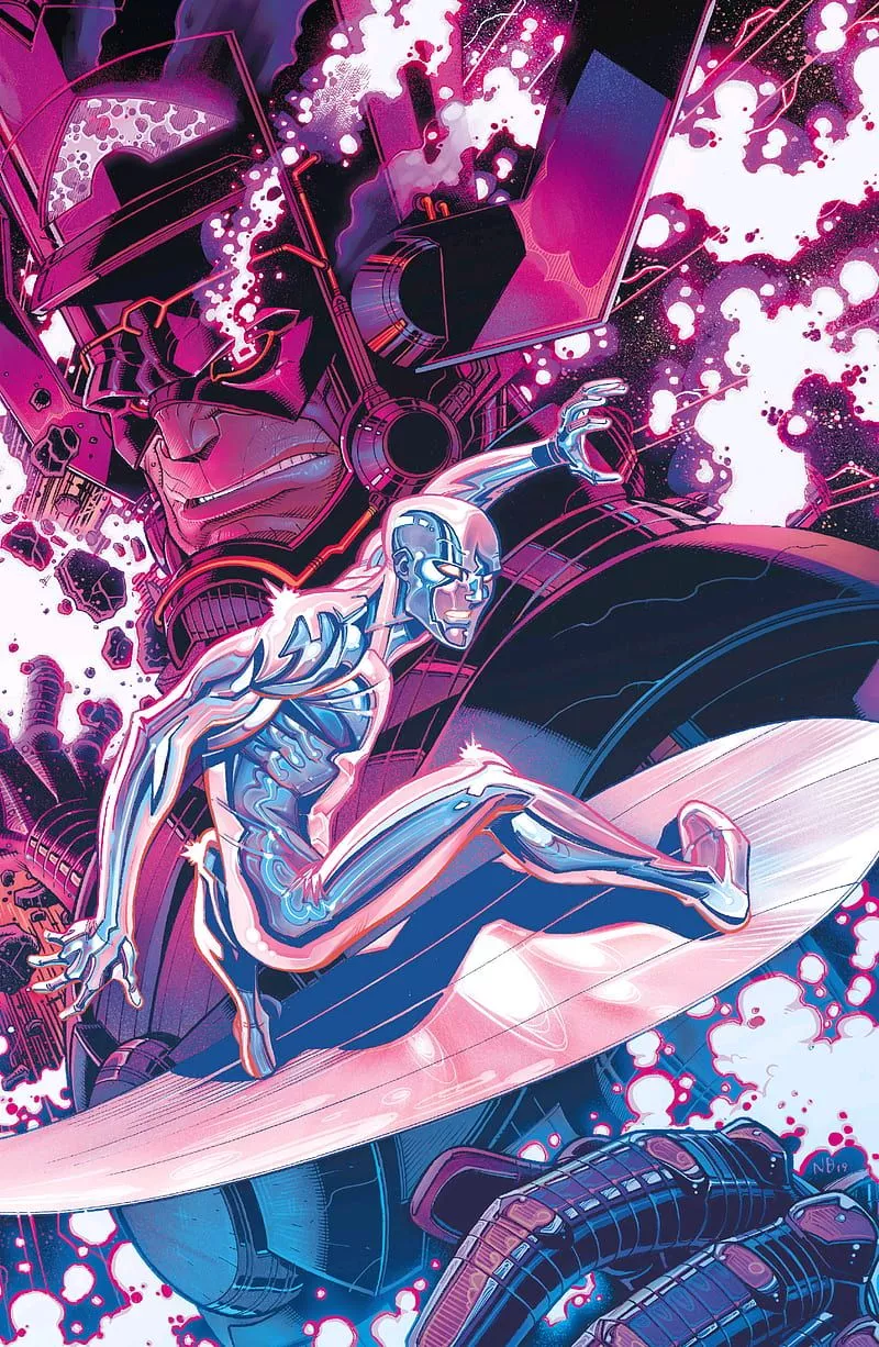 Silver Surfer, comic book, galactus, marvel, HD phone wallpaper